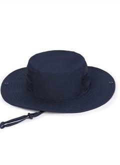 اشتري Small UPF 50+ Summer Sun Hat,Adjustable Boonie Hats with String,Foldable Lightweight Cooling Safari Hats في الامارات