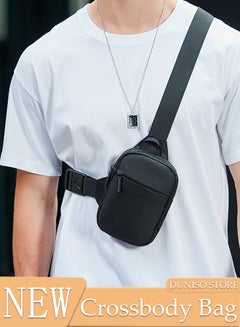 اشتري Crossbody Bag for Men and Women Waterproof Sling Bag Travel Passport Wallet Bag for Cell Phone, Small Chest Bag Multipurpose Daypack for Sports,Travel في الامارات