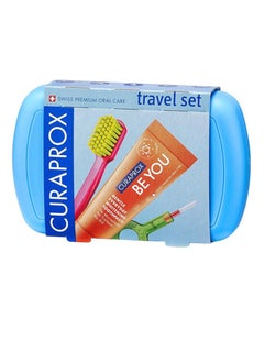 اشتري Travel-Set Blue. Set includes Travel Toothbrush CS 5460, 10ml Be You Toothpaste, Interdental Brush CPS prime 07, CPS prime 09. في الامارات