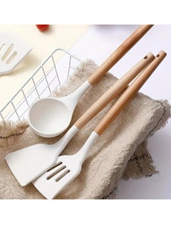 Buy 3pcs Silicone Cooking Set, Food Grade Silicone Kitchenware Set, Non-stick Pot Special Shovel Spoon, Catering Kitchen Cooking, Household Cooking in Saudi Arabia