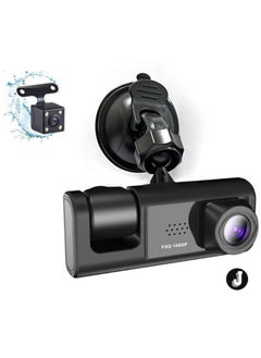 اشتري "NEW 4-Channel Car Dash Camera – 130° Wide Angle, 1296x1080P Front, Inside & Rear Cameras" في الامارات