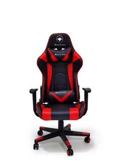 Buy Heavy Duty Steel High-Back Racing Style With Pu Leather Bucket Seat Headrest, Lumbar Support, Steel 13-Star Base, Compatible With E-Sports Chair in UAE