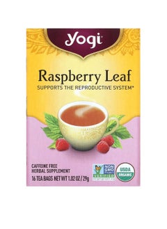 Buy Raspberry Leaf Caffeine Free 16 Tea Bag-29 g in Saudi Arabia