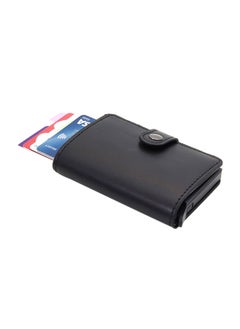 Buy Leather Business Card Holder Black in UAE