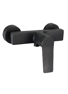 Buy Durable Modern Design Single Handle Solid Brass Shower Mixer Black 1 x 1 x 1 cm JS-622504B in Saudi Arabia