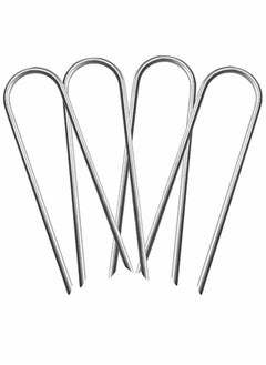 Buy Heavy-Duty Wind Stakes, for Trampolines and Tents, 11-inch Heavy Duty Stakes, Safe Ground Anchor Galvanized Steel Wind Stakes, U-Shaped Durable Windproof Ground Anchor in UAE