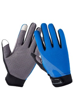 Buy Cycling Gloves Mountain Bike Gloves Outdoor Full Finger Workout Gloves Breathable Snug, Touchscreen Ultimate Frisbee Gloves Non-Slip Flexible Thin Workout Gloves for Men Women in Saudi Arabia