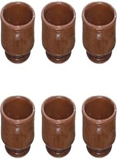 اشتري Stoneware steware set - 6 piece, brown في مصر