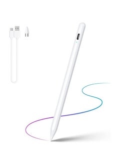 اشتري Touch Screen Stylus Pen For Android And Ios Tablets/phones, Rechargeable Stylist Pen Compatible With Apple Iphone/ipad/phone Tablets في السعودية