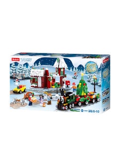 Buy Sluban - Town New Year Village with Train Bricks Set 565 Pieces - M38-B0887 in Egypt