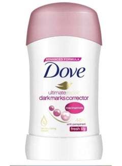 Buy Dove Deodorant Dark Marks Fresh Lily Stick - 40 Gm in Egypt
