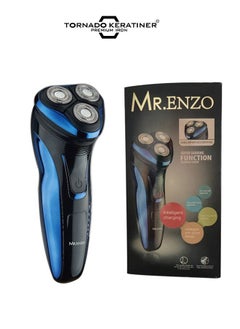 Buy Usb Rechargeable Shaver Black/Blue in Saudi Arabia