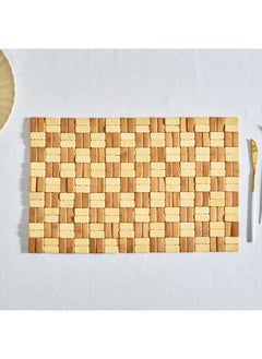 اشتري Woodland Bamboo Tile Placemat 30 x 45 cm في الامارات