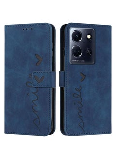 اشتري Smartphone Case Compatible with Infinix Note 30/ Infinix Note 30 5G with Card Holder Flip Case PU Leather Phone Wallet Case Shockproof Protective Cover في السعودية