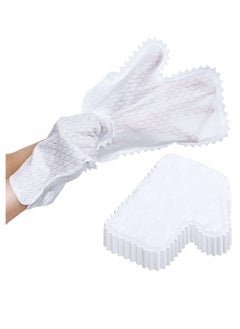 اشتري Microfiber Dusting Cloths Gloves, Dust Wipes, Feather Dusters, Grabs and Locks in Dust, Pet Hair Cleaning Possible Dual-Sided Disposable Dusting Gloves (40 Pieces) في السعودية