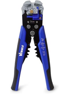 اشتري Self-Adjusting Wire Stripper Tool, 3-in-1 Automatic Wire Stripper/Cutter/Crimper, 10-24 AWG Wire Cutter for Electric Cable Cutting, VT2192 في السعودية