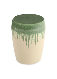 Buy Gaston Ceramic Stool/Grn Beige in UAE