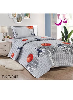 Buy Compressed Bed Comforter Set Consisting Of 3 Pieces, Children'S Drawings in Saudi Arabia