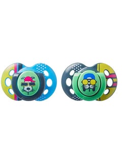 Buy Pacifier Fun Style Soothers For 18-36 Months - 1 Kit in Saudi Arabia