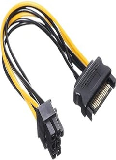 Buy Keendex kx1911 15 pin to 6 pin sata cable, 20cm - multi color in Egypt