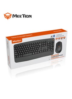 اشتري Meetion 2.4Ghz&Bluetooth Dual Ergonomic DirectorA 2.4GHz USB Nano receiver Power-efficient wireless technology Mouse resolution 800-1200-1600 dpi في الامارات