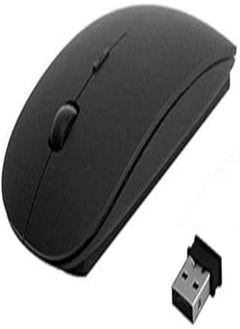 اشتري Universal 2.4GHz Wireless Optical Mouse USB V 2.0 Cordless Mice Nino Receiver For Apple PC Laptop [Black, NT-513] في مصر