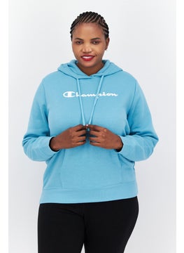 Buy Women Sportswear Fit Long Sleeve Outdoor Sweatshirts, Turquoise in UAE