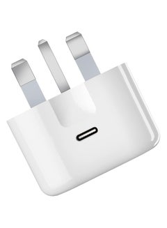 اشتري 20W USB C Fast Charger Plug for iPhone 15/15 Pro/15 Plus/15 Pro Max, iPad,Apple Watch USBC PD Mains UK Type C Wall Charging Power Adapter for iPhone 15/15 Pro/15 Plus/15 Pro Max في الامارات