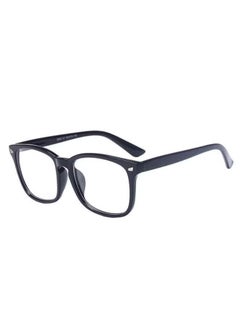 Buy Extra Large Square HD Anti-Blue Light Computer Goggles Reader, Anti-Glare Tablet Glasses (Color: Black) in Saudi Arabia