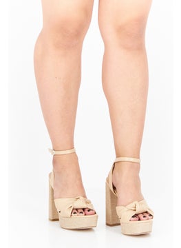 اشتري Women Lala Adjustable Sandals, Tan في السعودية