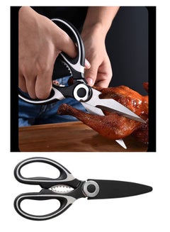 Buy Multifunctional Stainless Steel Kitchen Scissors, Vegetable And Meat Labor-Saving Chicken Bone Scissors in Saudi Arabia