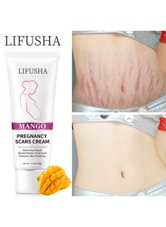 اشتري Mango Stretch Marks and Scar Cream Stretch Marks and Scar Removal Cream for Pregnancy Stretch Marks Scar Belly Creams for Wrinkles Obesity Stretch Mark Moisturizing Remove Marks 40g في الامارات