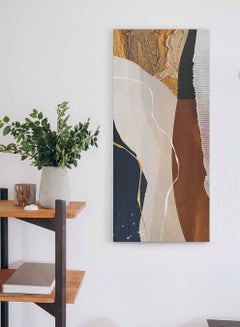 اشتري لوحة كانفاس على إطار خشبي بمنظر بانوراما، تصميم فن تجريدي، للمنزل، غرفة المعيشة، المكتب، الديكور في السعودية