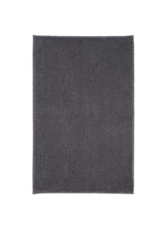 Buy Bath Mat Dark Grey 50X80 Cm in Saudi Arabia