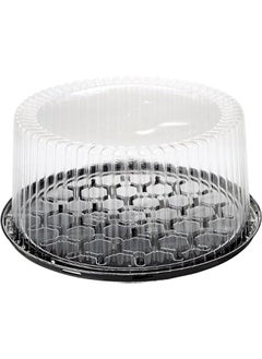 Buy Double Layer Clear Cake Container with Dome and Base - Carry, Display, and Store Your 10-11inch Cakes (4 Pack) in Saudi Arabia