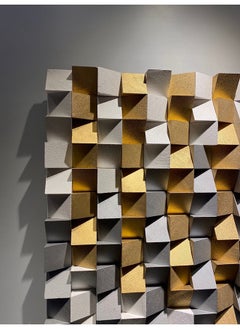 اشتري Gold And Silver Acoustic Panel By Woodeometry في مصر