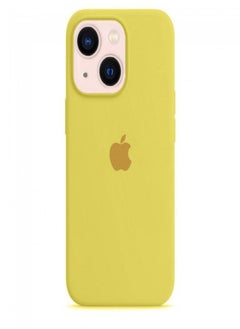 اشتري Apple Iphone 13 6.1 Silicone Case Cover - Yellow في الامارات