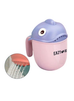Buy Baby Head Shampoo Wash Rinse Shower Mug - Pink, 500ml in UAE