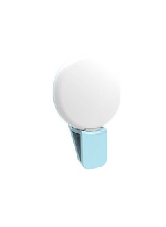 اشتري مصباح حلقي صغير لصور السيلفي مزود بضوء LED لعدسة الهاتف ومزود بمنفذ USB قابل لإعادة الشحن ومشبك تعبئة للهاتف المحمول وأضواء لصور السيلفي للنساء في الامارات