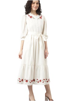 Buy Belted Floral Dress in UAE