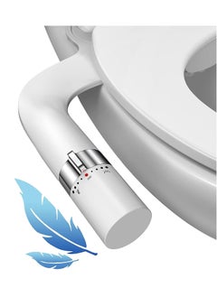 Buy Ultra-Slim Bidet Attachment for Toilet Dual Nozzle, Hygienic Bidets for Existing Toilets, Adjustable Water Pressure Cold Water Sprayer Baday, Rear and Feminine Wash in UAE