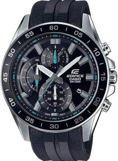 Buy Casio Edifice Standard Analog Chronograph Black Resin Band Men's Watch EFV-550P-1AV in UAE