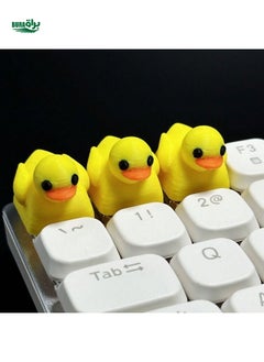 Buy 1pc Cute 3D Printed Small Yellow Duck Keycap For Mechanical Keyboard in UAE