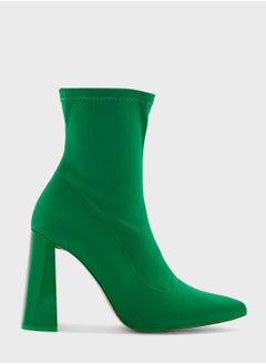 اشتري Fitted High-Heel Ankle Boots في الامارات