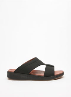 اشتري Men's Textured Slip-On Arabic Sandals في الامارات