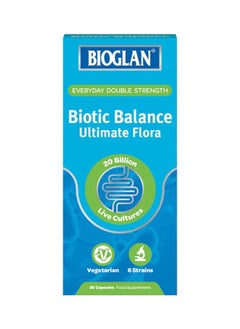 اشتري Biotic Balance Ultimate Flora 20 billion CFU 30 Capsules في الامارات