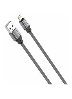 اشتري LDNIO LS441 كابل شحن ونقل بيانات سريع USB-A إلى Lightning مناسب لأنواع مختلفة من الأجهزة، متعدد الألوان 1000 مم وطول 1 متر - رمادي في مصر