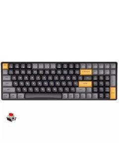 Buy A100 Gaming Mechancial Keyboard - Red Switch Hot Swappable - PBT keycaps - Detchable USB C Cable - 100 Key With Compact Design in Egypt