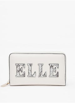 Buy Women's Logo Print Zip Around Wallet in Saudi Arabia