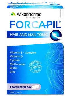 Buy Forcapil Hair And Nail Tonic 60 Capsules in Saudi Arabia